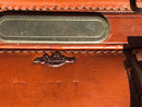 Vintage Stylite Leather Suitcase 1950s NO KEY