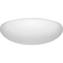 Progress Lighting P7307-60 White Contoured Acrylic Clouds Float Off The Ceiling Regressed White Chassis Wall Or Ceiling Mount with Standard 120 Volt Normal Power Factor Ballasts, White