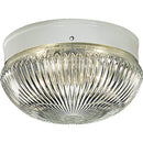Progress Lighting Close-To-Ceiling with Clear Prismatic Glass