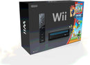 Wii Black Console with New Super Mario Brothers Wii and Music CD