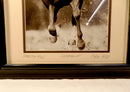 USED: A BEAUTIFUL FRAMED & MATTED SECRETARIAT PHOTO