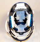 NEW: Schutt Youth XP Hybrid Football Helmet Silver & Black W/Black Mask, Large