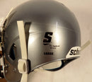 NEW: Schutt Youth XP Hybrid Football Helmet Silver & Black W/Black Mask, Large