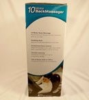 USED: HOMEDICS 10 MOTOR BACK MASSAGER w/HEAT, HOME AND AUTO ADAPTERS