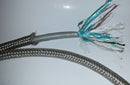 wire 20awg 3 pair isolated ground shielded UF braided armor cable 99 Cent per ft