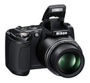 Nikon Coolpix L310 14.1MP Digital Camera with 21x Optical Zoom - BLACK