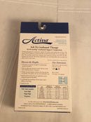 Activa knee high compression stockings (size LARGE) beige color