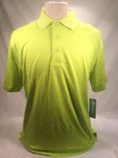 PGA TOUR dry fit golf shirt men L neon green