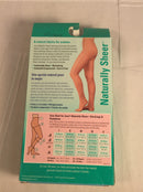 Juzo sheer compression stockings (size III) cinnamon color