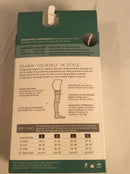 Rejuvahealth thigh high opaque diamond compression stockings (size XL) black color