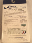 Activa thigh high compression stockings (size LARGE) beige color