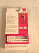 Mediven calf compression stockings open toe (size V) natural color