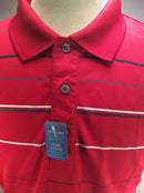 PGA TOUR dry fit fitted golf shirt men’s L red