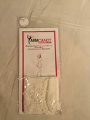 Arm candy fashion compression sleeve (size SMALL) 1 sleeve marshmallow color