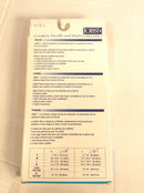 Jobst open toe knee high compression sock (size LARGE) beige color