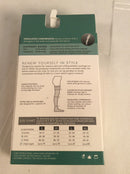 Rejuvahealth thigh high sheer dot compression stockings (size XL) black color
