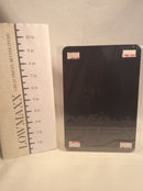 Men & Women’s restroom bathroom sign with Braille 6x9” ADA compliant self adhesive tape black white