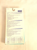 Jobst open toe compression knee high sock (size LARGE) beige color