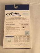 Activa knee high compression stockings (size XXL) beige color